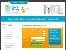 Tablet Screenshot of doubleglazingquote.net